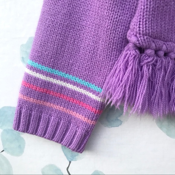 Carter’s Purple Striped Kids Sweater - Picture 3 of 6
